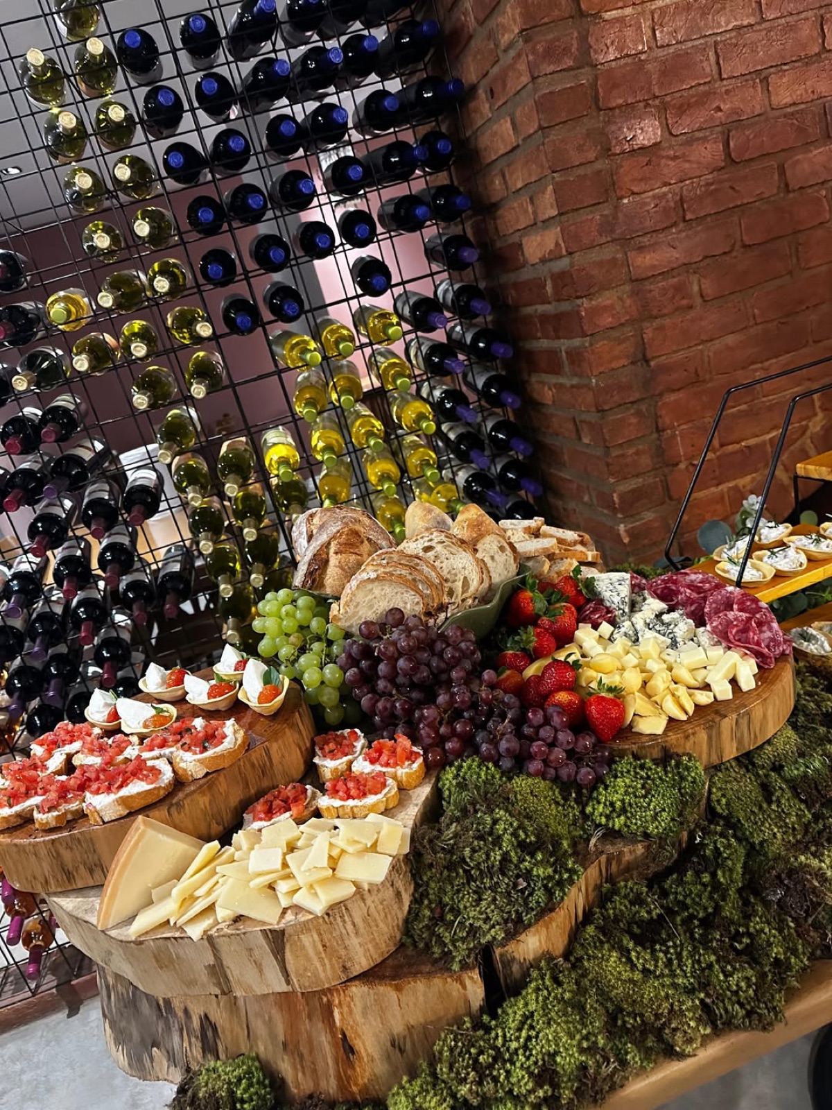 Detalhe do buffet